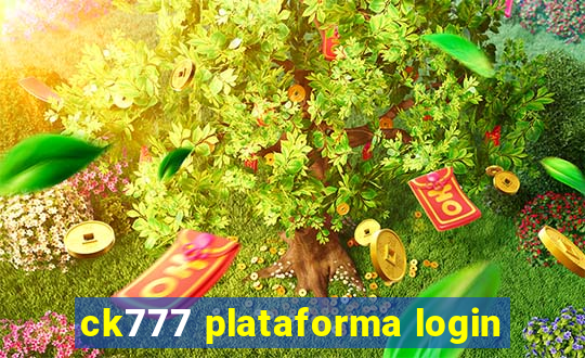 ck777 plataforma login